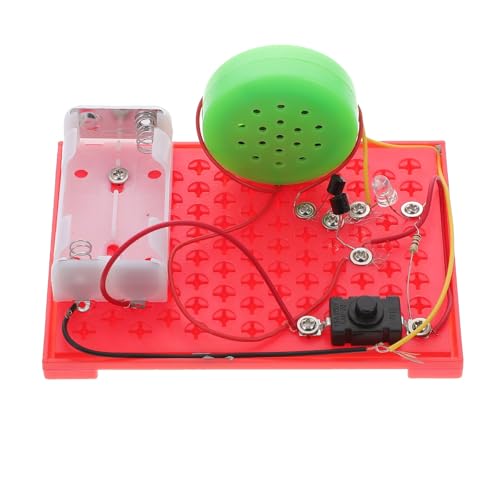 BESTonZON Diy Sound Light Siren Kit for Kids - Science Experiment Toy, Educational Diy Alarm System, Handmade Sound Lamp, Abs Material, Random Color, Ideal for Learning and Fun