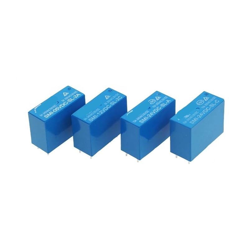 POWTAXBJGD 5PCS Relay SMI-05V 12V 24VDC-SL-A -SL-C -SL-2A SL-2C(5PCS SMI-05VDC-SL-2A)