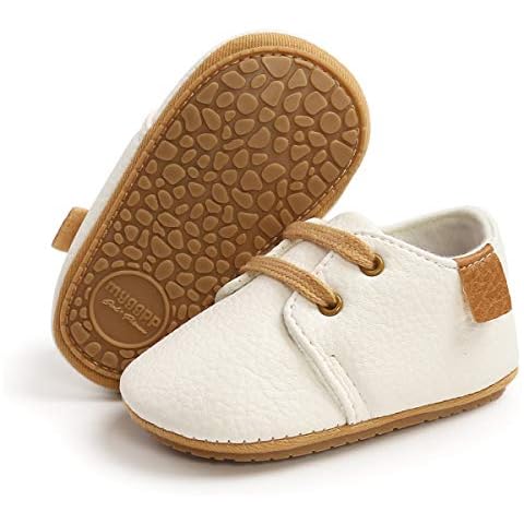 COSANKIM Baby Lace Up Leather Sneakers Cover