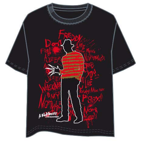 Camiseta Pesadilla en ELM Street - Freddy Krueger - Unisex Adulto (S)