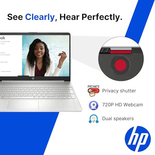Image of HP 15.6 inch FHD Business Laptop • 2026 Edition • AMD Ryzen 5 5500U • 8GB RAM • 256GB PCIe SSD • Copilot AI • Wi-Fi 6 • Windows 11