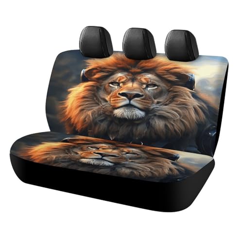 Funda para asiento de coche SciFi Lion, protector trasero duradero para tus viajes en SUV