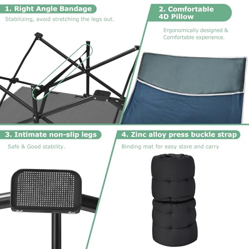 Suteck-Camping-Cot-32In-XXL-Folding-Camping-Cot-Heavy-Duty-Sleeping-Bed-for-Adults-1200D-Double-Layer-Oxford-Cots-for-Camping-WPilllow-Mattress-Carry-Bag-for-Home-Office-Travel