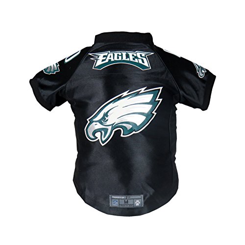 Littlearth Pets NFL Philadelphia Eagles Premium Pet Jersey - Sports Jersey Designed for Dogs and Cats, Team Color, X-Large