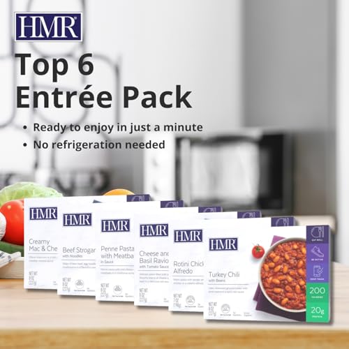 Image of HMR Pasta Picks Entree Pack, 6 Ready-to-Eat High Protein Meals