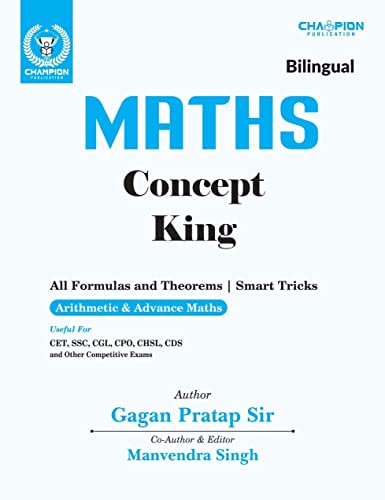 Image of Math Concept King - All Formulas and Theorum 2023 Edition | Gagan Pratap Sir | Champion Publication