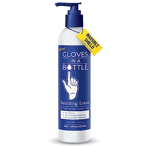 Gloves In A Bottle Working Hands Cream – Hypoallergenic Moisturizing Lotion for Severely Cracked...
