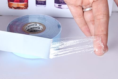Image of Ritzkart Lace Front Tape Thin Adhesive - Double Sided Hair System Tape Roll Max Hold 2-4 Weeks 3-12 Yards Waaker Tape (3 /4 x12yd)