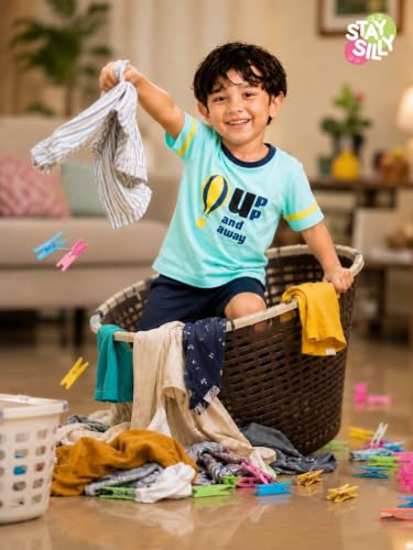 Image of Pilolo Kids Soft Cotton Lycra Pocket T-Shirt for Boy's