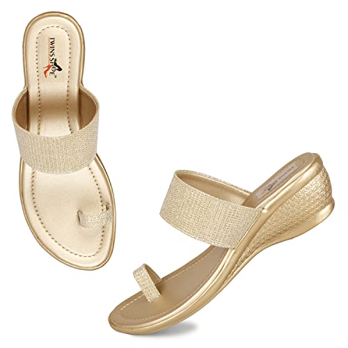 Image of Twins Shoe comfortable wedges sandal for women