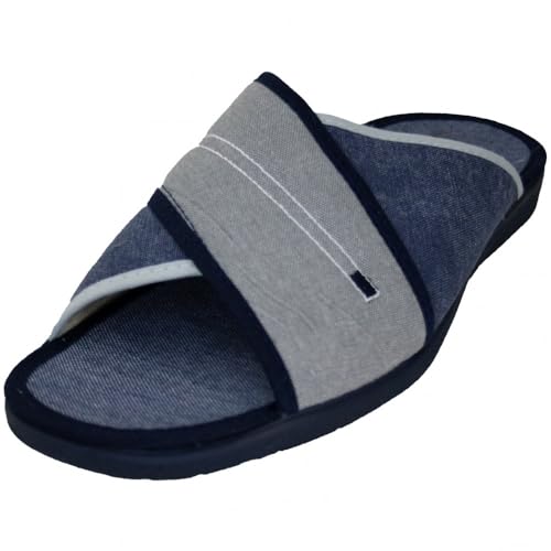 Chaussures ouvertes homme Vulcabicha 4463 motif croisé aux finitions soignées
