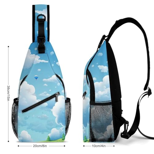 Mochila tipo bandolera deportiva para senderismo y uso casual miniatura 2