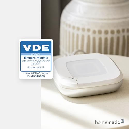 Homematic IP Access Point 2 + Türschlossantrieb + Keypad, Smart Home, elektronisches Türschloss, Smart Lock nachrüstbar ohne Umbau, steuerbar per Codeschloss, Zahlencode, App, Alexa & Google Home