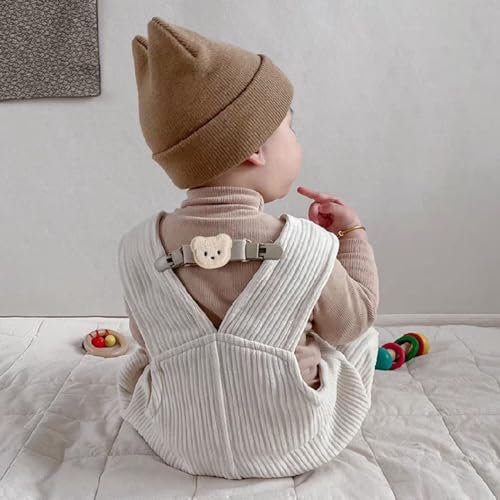 REDYY Elastic Baby Suspender Pants AntiSlip Strap Clip Toddlers Clothing Backpacks Shoulder Strap Pants Cute Bear Clip Shoulder Str4