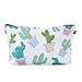 Produktbild perlo33ER Tragbare Reise-kosmetischer Speicher-Beutel, Cartoon Cactus Frauen Make-up Kosmetischer Speicher-Organisator-Beutel-Briefpapier-Kasten 1
