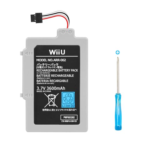 Batterie de rechange rechargeable pour Nintendo Wii U Gamepad WUP-010 WUP-012 ARR-002 AC1748 AC1612 Manette de jeu avec outil