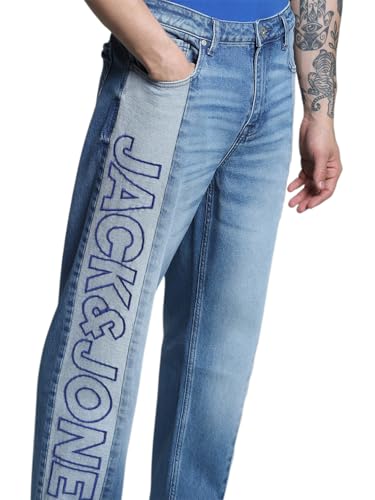 Image of Jack & Jones Men's Slim Fit Jeans | Low Rise | Jeans for Men
