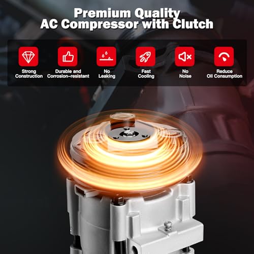 Image of CCIYU AC Compressor w /Clutch for Ford for F-150 5.4L 2005