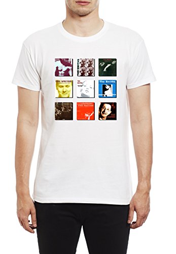 de Morrissey and The Smiths The Smiths Album Collection Camiseta para Hombre. Blanco/XL