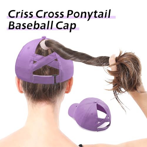 Gorra béisbol con bordado de gato para mujer miniatura 2