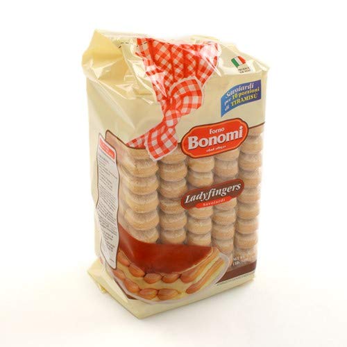 Bonomi Ladyfingers Tiramisu Coffee Cookies, 3-Pack, 500g