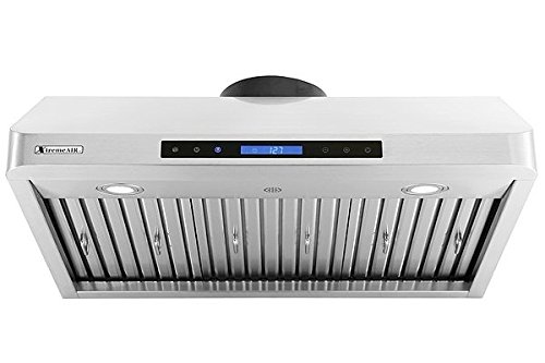 Xtremeair Px10-U30, 30", 900 Cfm, Led Lights, Baffle Filter W/Grease Drain Tunnel, 1.0Mm Non-Magnetic Stainless Steel, Under Cabinet Mount Range Hood #TOP4