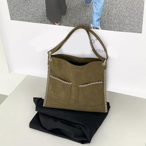 Sac à la mode surdimensionné avec une texture douce unique