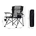 HYZHANHONG Grey, Portable Camping Chair, Foldable Design, Storage Bag, Cup Holder, and Handbag are Ideal Choices for This Beach, Fishing, Tailgating, and Outdoor Activities
