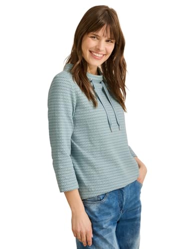 T-shirt structuré bicolore unique Cecil B322924 haut de gamme