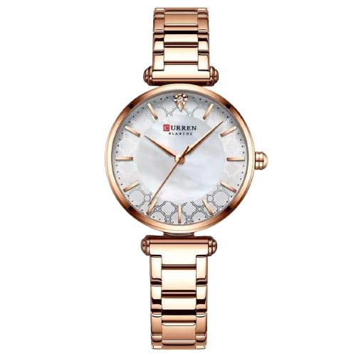 CURREN 9072 Diamond Quartz Watches for Women Stainless Steel Water Proof Watches Ladies Wrist (B0B6BLYQY8) Amazon Price History, Amazon Price Tracker