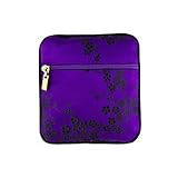 Coin Pouch - Silk Brocade (Cherry Blsm Rustic Purple)