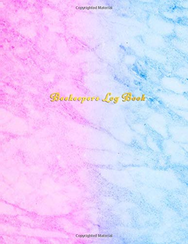 Beekeepers Log Book: Bee hive inspection and maintenance record notebook for advanced bee keeping | Pink purple and blue marble design