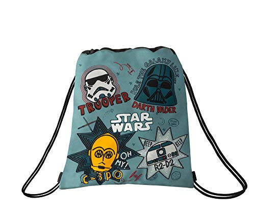 Star Wars 611941196, Equipaje Infantil Unisex niños, Multicolor, 35x40 cm