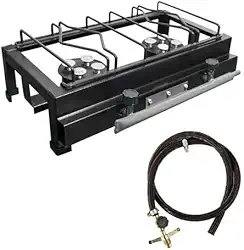Roa Fogão Industrial 2 Bocas LX Alta Pressão com Mangueira e Registro