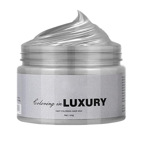 Tinte de pelo rojo natural, 9 colores, cera temporal, cera de color, cera de color, cera para el cabello, gel de color lavable, cera instantánea natural, arcilla para el cabello, adecuada para