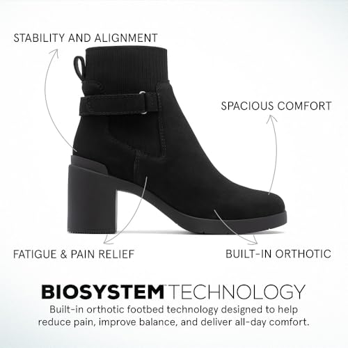 ABEO Metropolis Strap Booties for Women | Fall Boots for Women | Water Resistant Leather | Built-In Orthotic Insole3