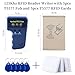 Tqsbeyah RFID Reader Writer Handheld 125KHz RFID Writer Copier Smart ID Card Duplicator Used for T5577 or EM4305