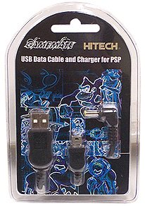 Hitech - USB Data Cable and Charger for Sony PSP and Other Brand Names PSP Products