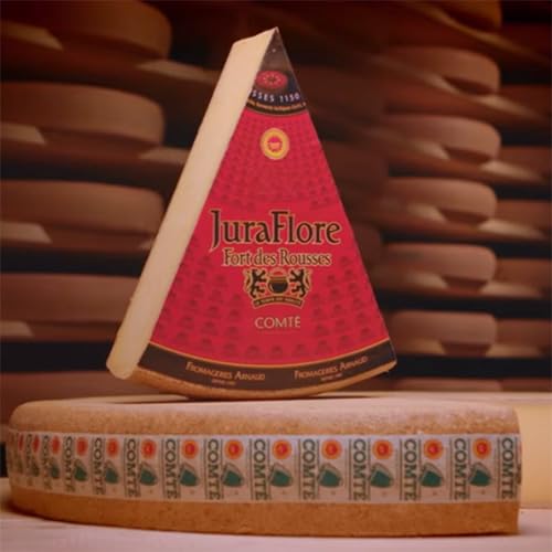 Comte Cheese, Whole Wheel 80 lbs - Authentic French Cheese, Unpasteurized Cow's Milk, Nutty Flavor, Ideal for Gourmet Cooking