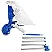Produktbild well2wellness® Poolsauger Pool Bodensauger Venturisauger Halbmond mit Teleskopstange (5 x 23cm)