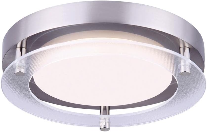 Patriot Lighting Raiden Black Integrated LED Flush Mount Ceiling Light