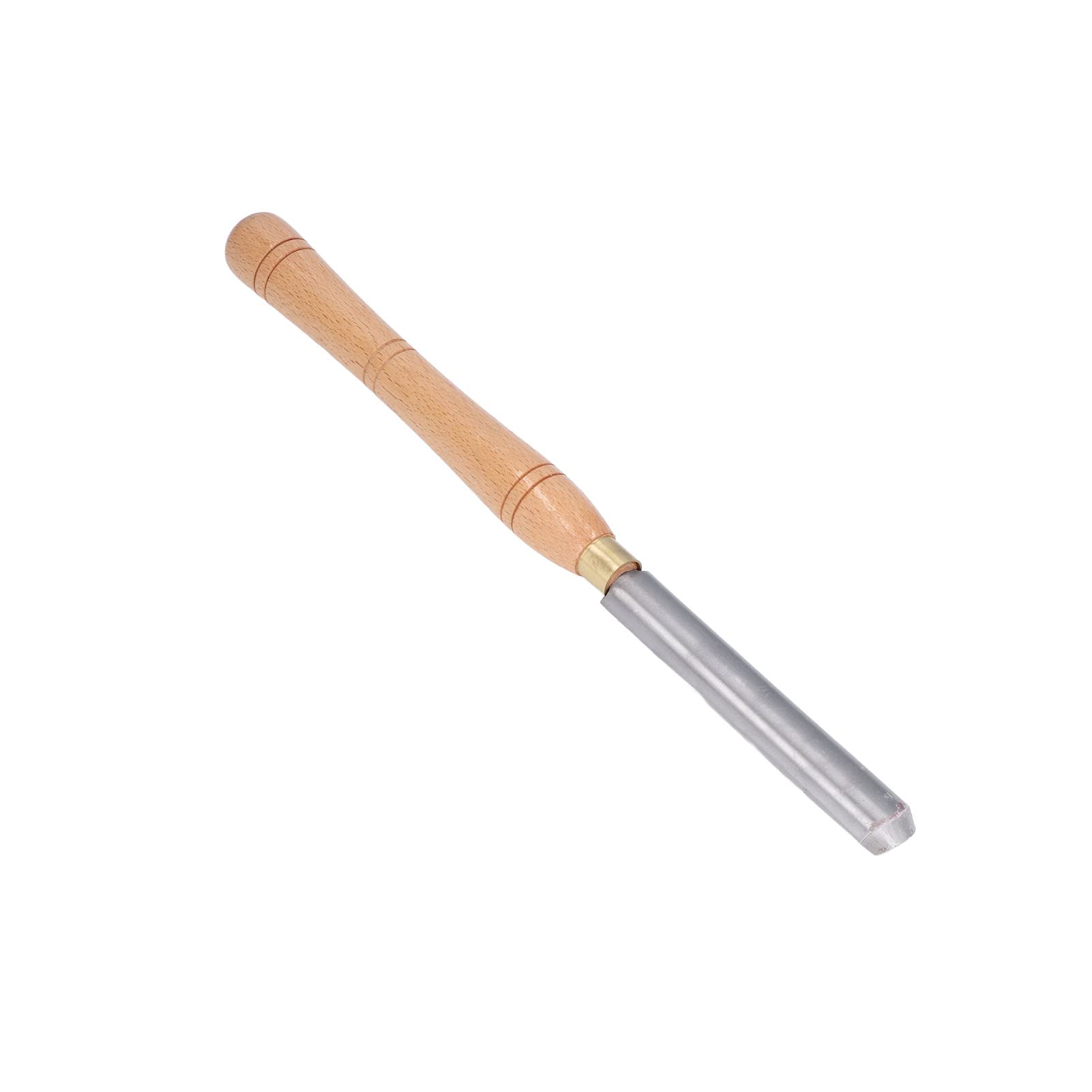 CHISEL Gubia de Torneado de Madera, HSS Acero de Alta Velocidad, Mango de Haya, Herramienta para Carpintería con Funda, Interior Grande