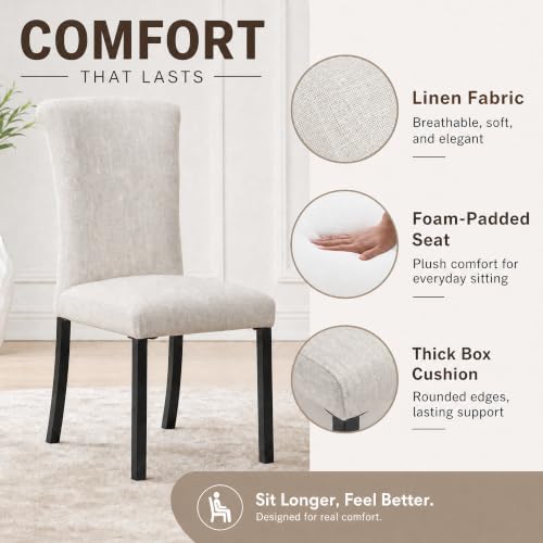 arora beige upholstered chair reviews