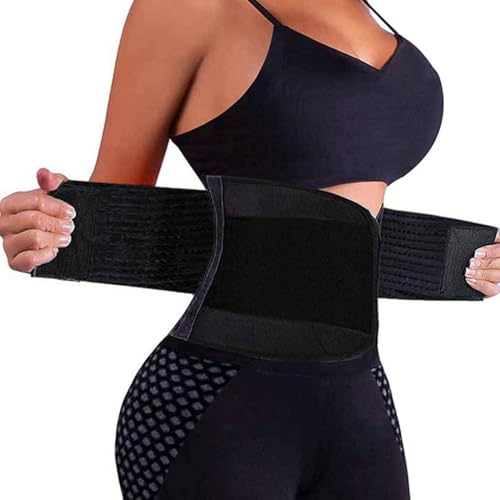 EOYVAIL Fajas de embarazo para premamá,Cinturón adelgazante para mujer, faja abdominal deportiva ajustable (talla L)