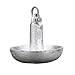 Seachoice Mushroom Anchor, Cast Iron, Aluminum-Painted Silver, 20 Lbs., Boats Up to 24 Ft. Long