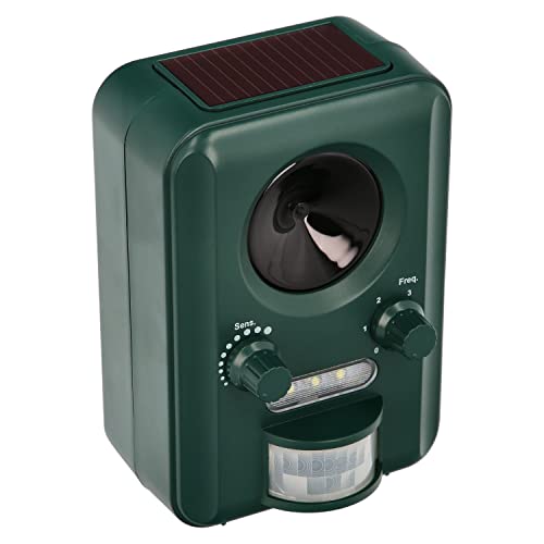 MAURER Ahuyentador Ultrasonidos Animales Funcionamiento Solar/USB. Ahuyenta Roedores, Ratones, Gatos, Perros, Aves, Pajaros, Etc