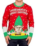 T-Line I'm Dreaming of a Dwight Christmas Adult Ugly Sweater - Small - Ugly Christmas Sweater Funny - Ugly Christmas Sweater Men - Ugly Sweater Women