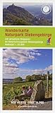 Wanderkarte Naturpark Siebengebirge: Mit aktuellen Wegeplan im Naturschutzgebiet Siebengebirge. Maßstab 1:25.000