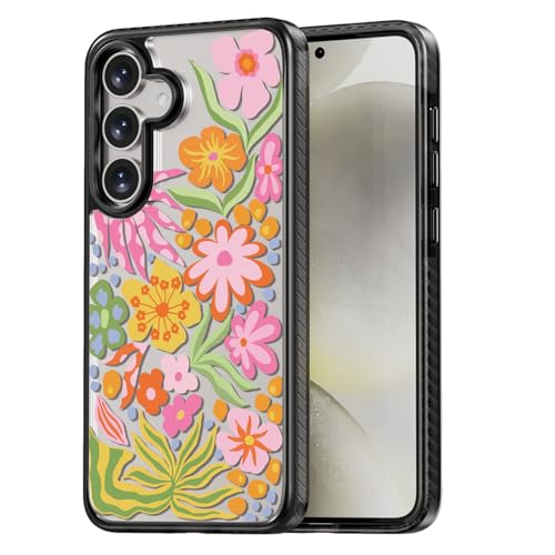 Coque Samsung Galaxy Plus passiflore noire antichoc Rosarnnah