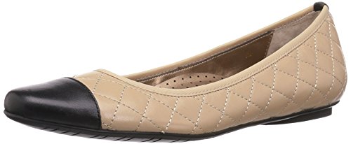 VANELi Womens Serene Quilted Slip On Ballet Flats Casual - Beige - Size 7 M